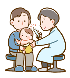 ワクチン接種のイラスト
